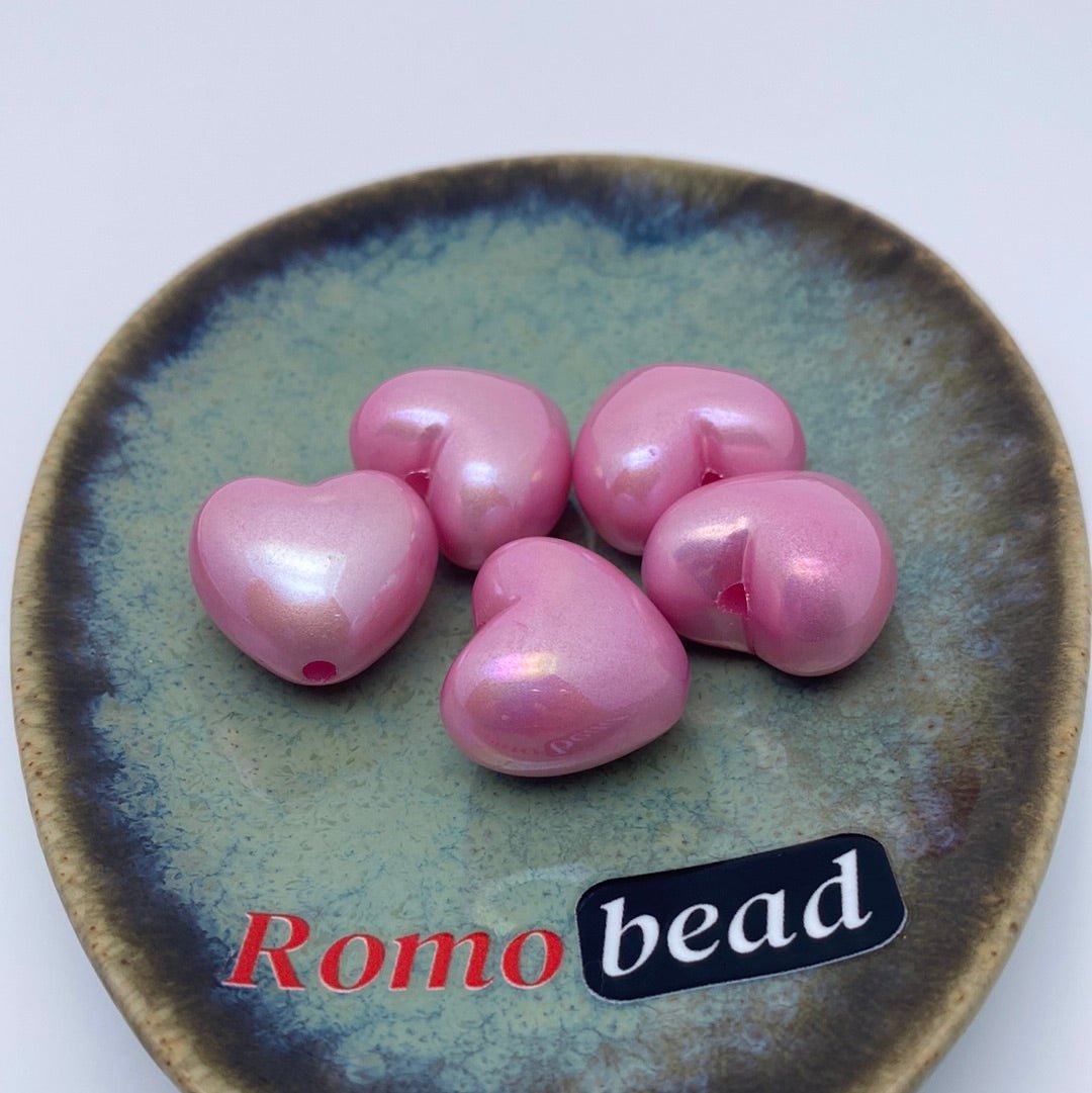 3. heart beads - Romo bead