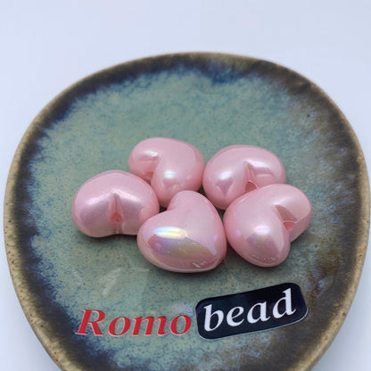 3. heart beads - Romo bead