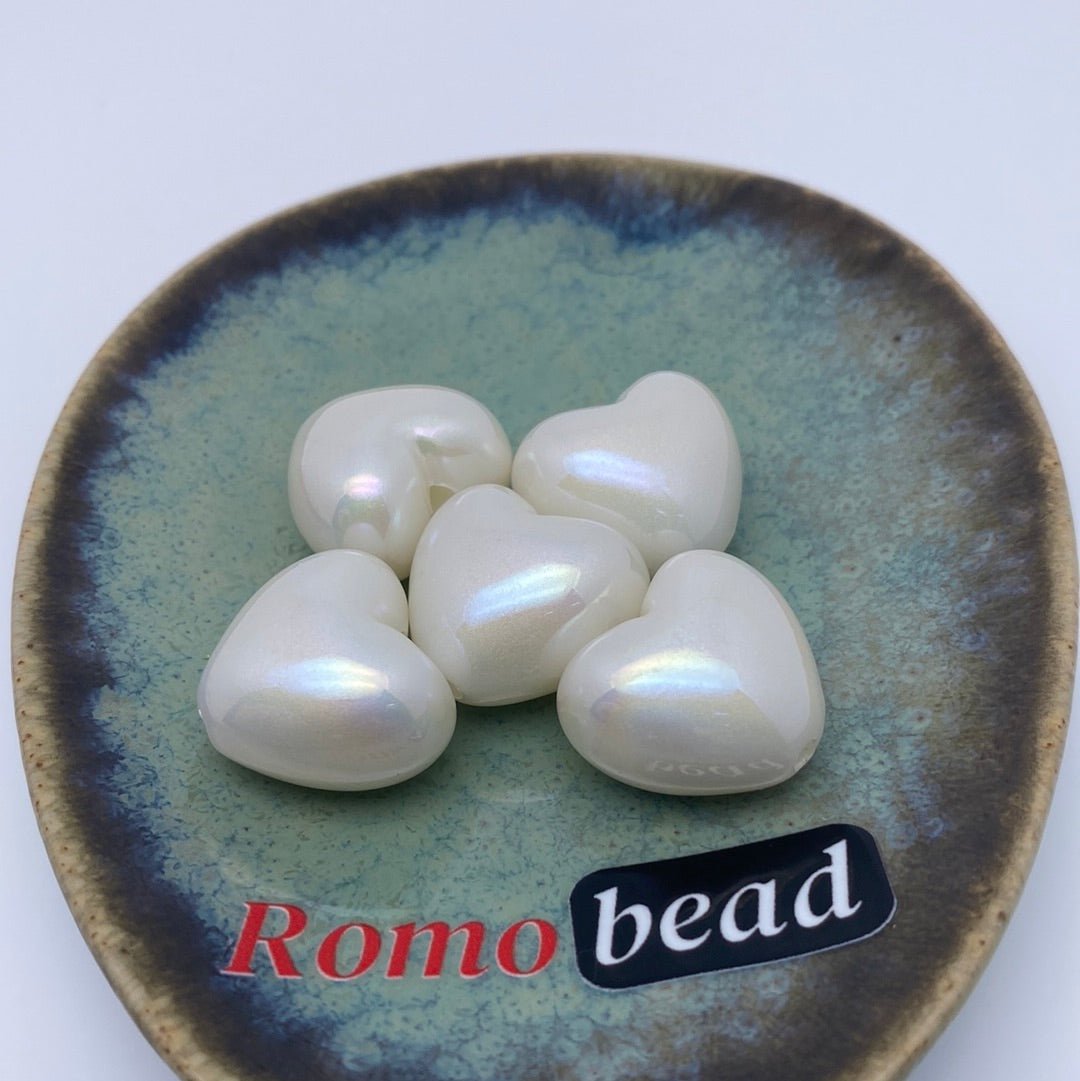 3. heart beads - Romo bead