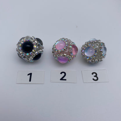 312.Round fancy - Romo bead