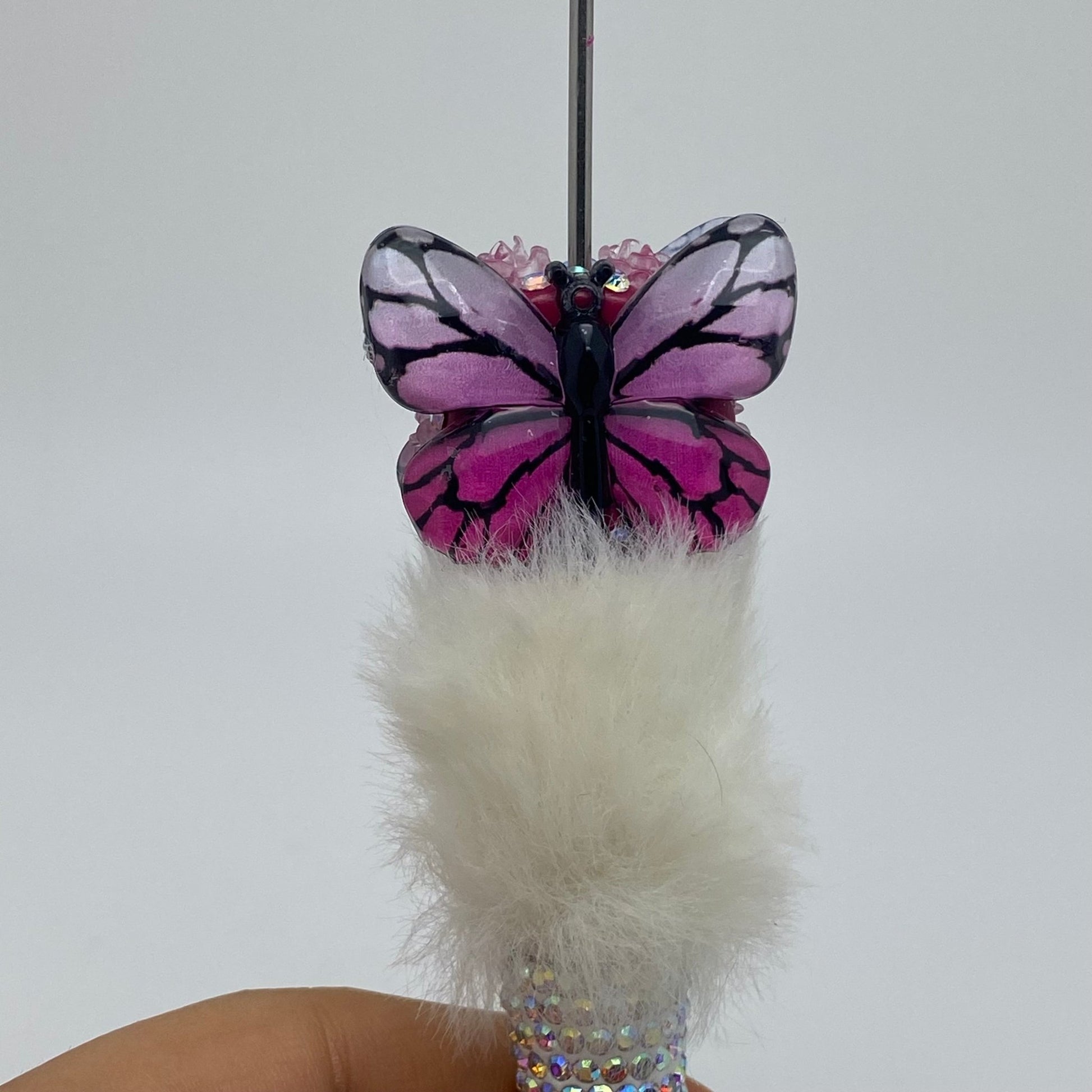 314.fancy butterfly - Romo bead