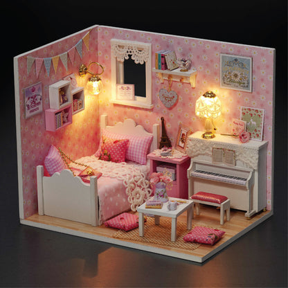 Wisdom House New Cottage Sunshine Princess Series DIY Handmade Assembly Model Fresh Sunshine Creative Gifts