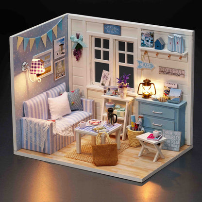 Wisdom House New Cottage Sunshine Princess Series DIY Handmade Assembly Model Fresh Sunshine Creative Gifts