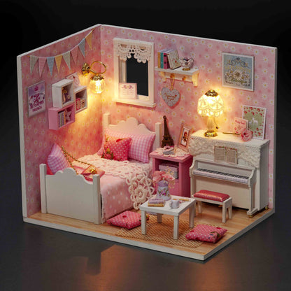 Wisdom House New Cottage Sunshine Princess Series DIY Handmade Assembly Model Fresh Sunshine Creative Gifts