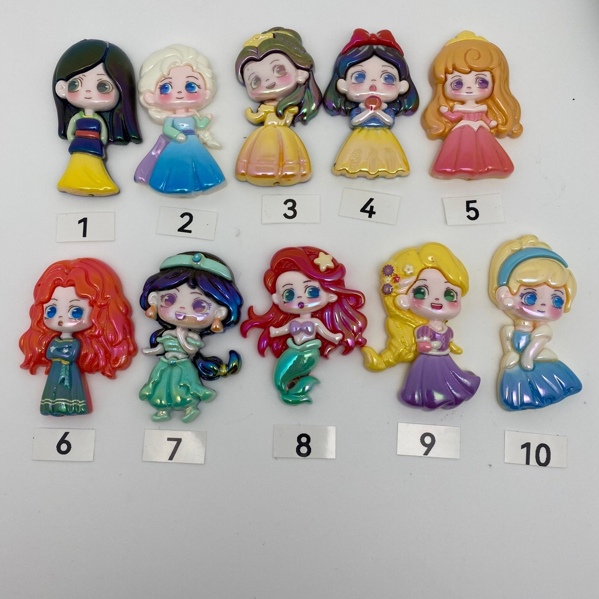 321. Disney Princess character beads - Romo bead