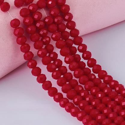 6mm 8mm Flat Bead with Hole in The Middle for Bracelet Necklace Accessories