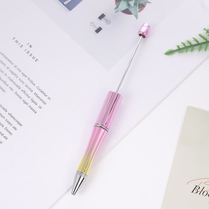 New Beaded Ballpoint Pens Plastic Beadable Pens Wedding Favors Birthday Party Gifts Student Stationery Pens