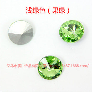 Satellite pointed bottom diamond, crystal drill, mobile phone case drill, shoe jewelry, luggage, clothing diamond, jewelry accessories, accessories, pointed bottom satellite drill