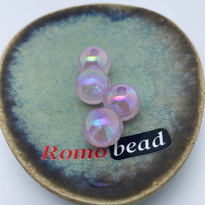 39. Glitter round 16mm beads - Romo bead