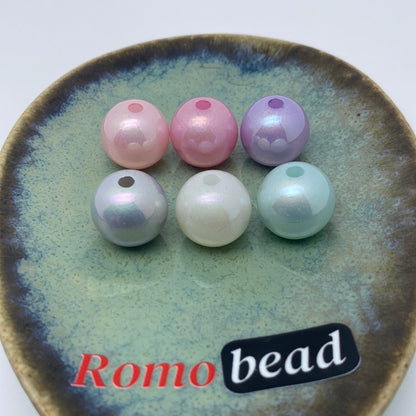 40. 16mm round beads - Romo bead