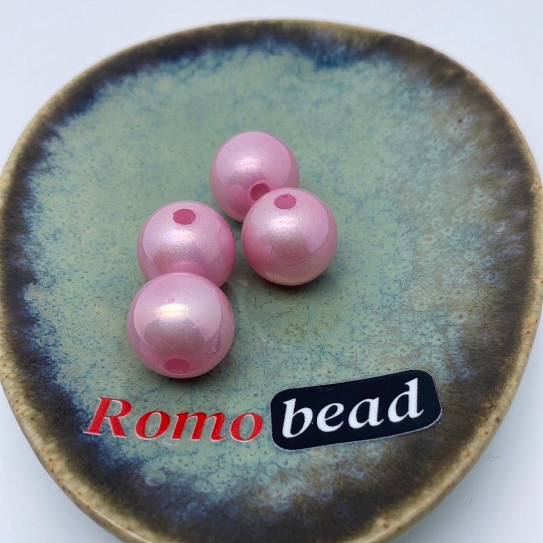 40. 16mm round beads - Romo bead