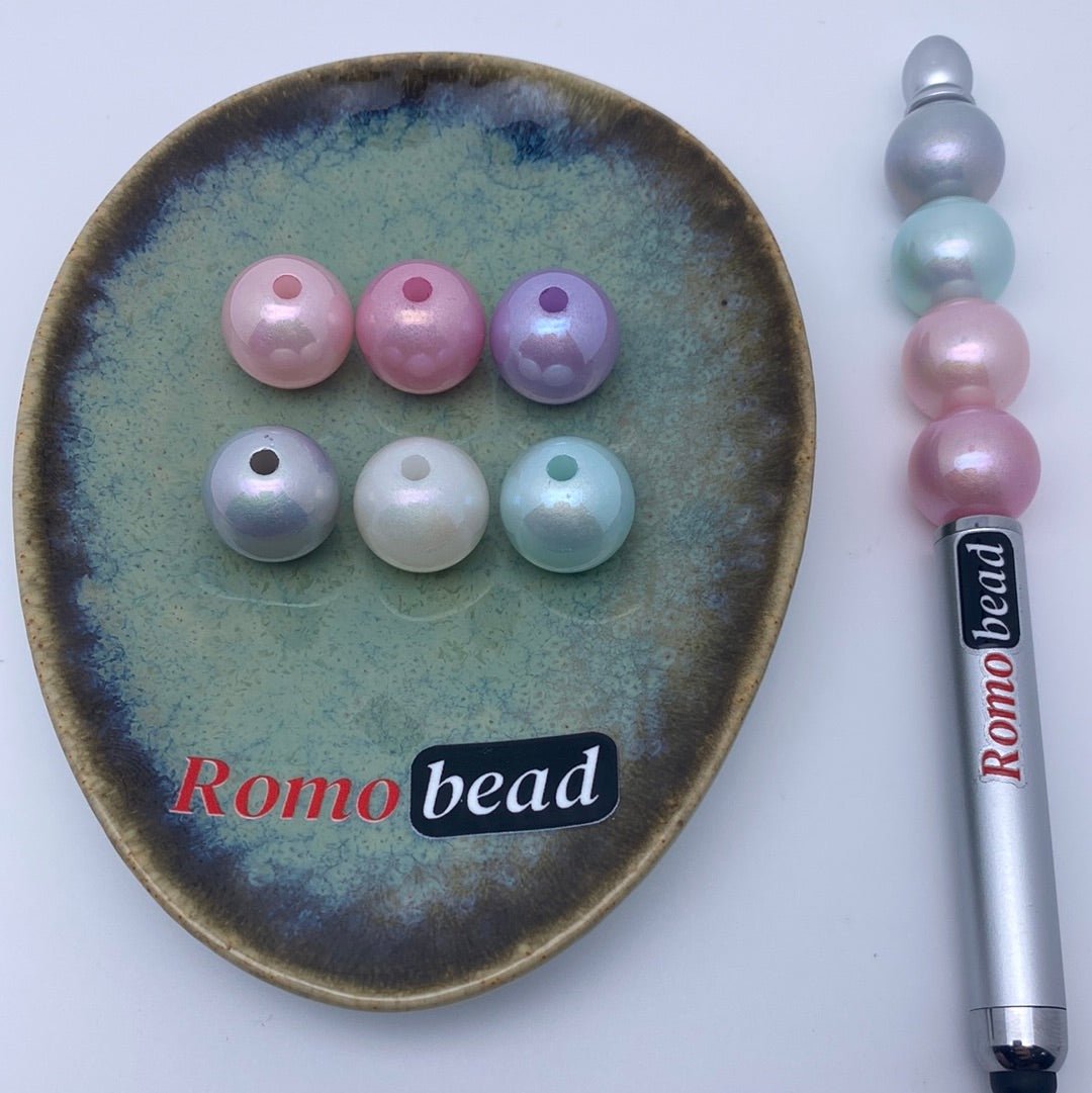 40. 16mm round beads - Romo bead