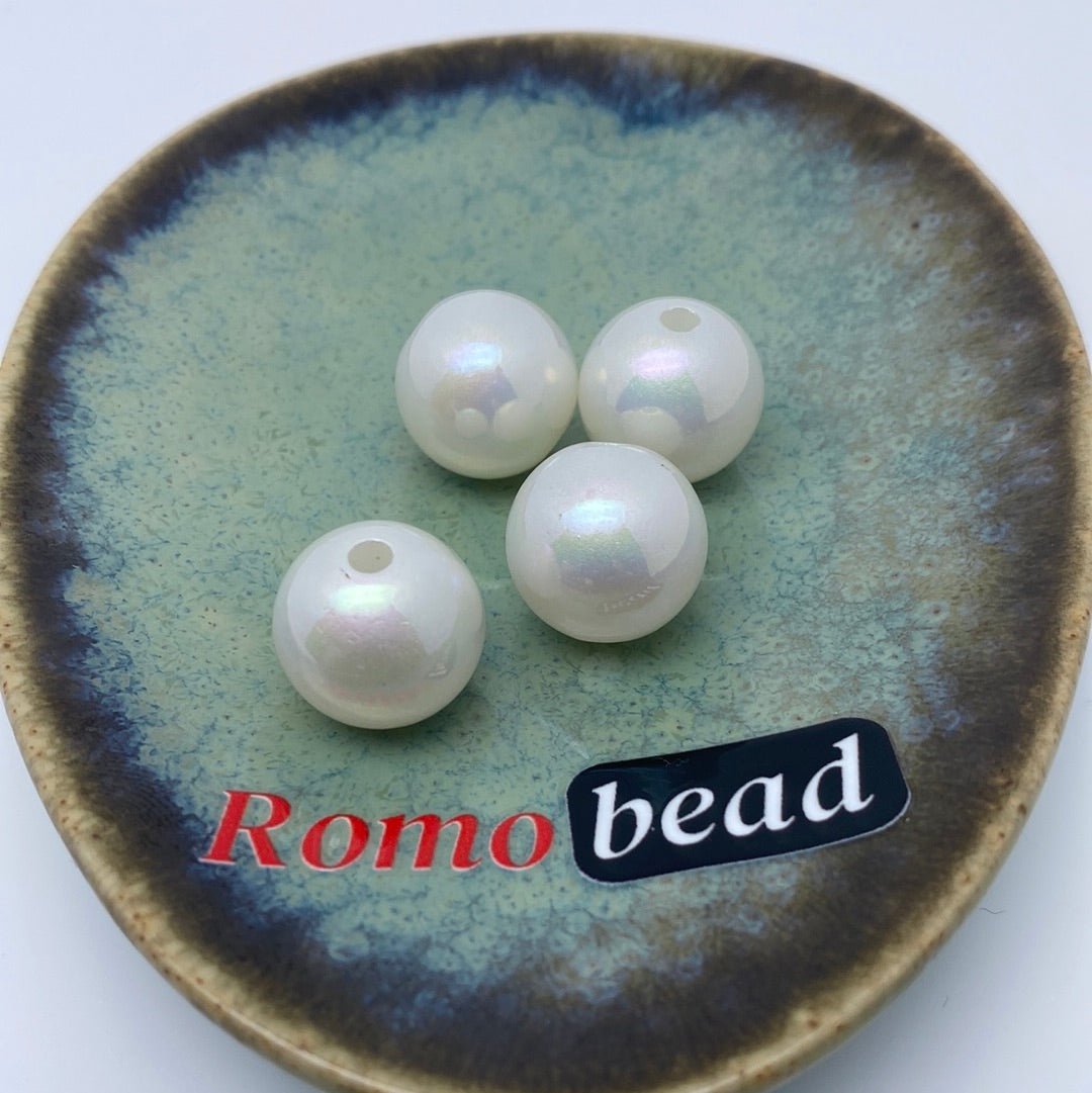 40. 16mm round beads - Romo bead