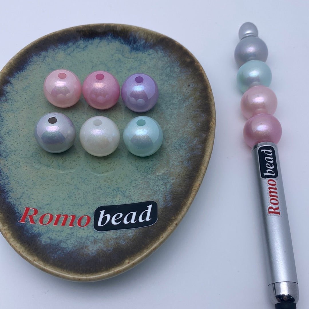 40. 16mm round beads - Romo bead