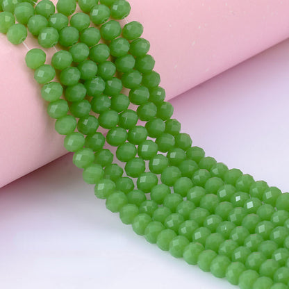 6mm 8mm Flat Bead with Hole in The Middle for Bracelet Necklace Accessories