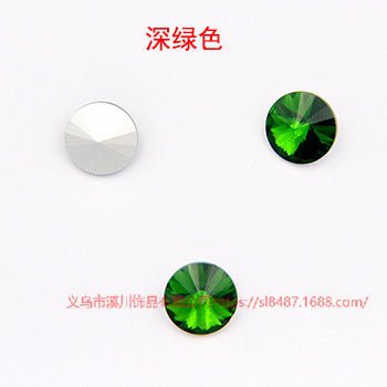 Satellite pointed bottom diamond, crystal drill, mobile phone case drill, shoe jewelry, luggage, clothing diamond, jewelry accessories, accessories, pointed bottom satellite drill