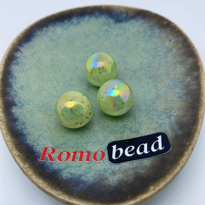 41. Clear glitter beads - Romo bead