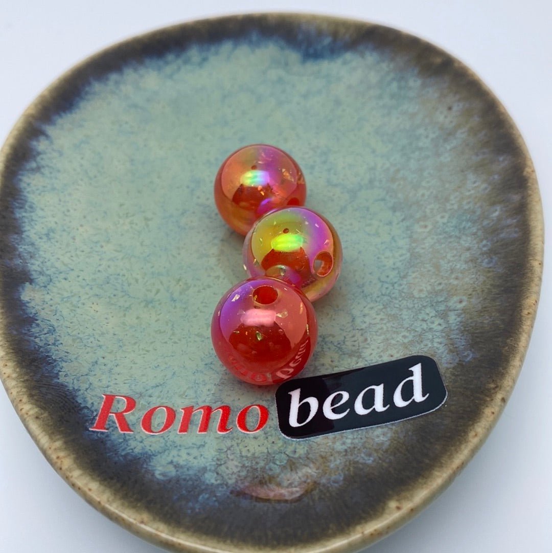 41. Clear glitter beads - Romo bead