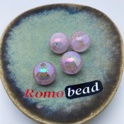 41. Clear glitter beads - Romo bead