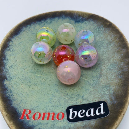 41. Clear glitter beads - Romo bead