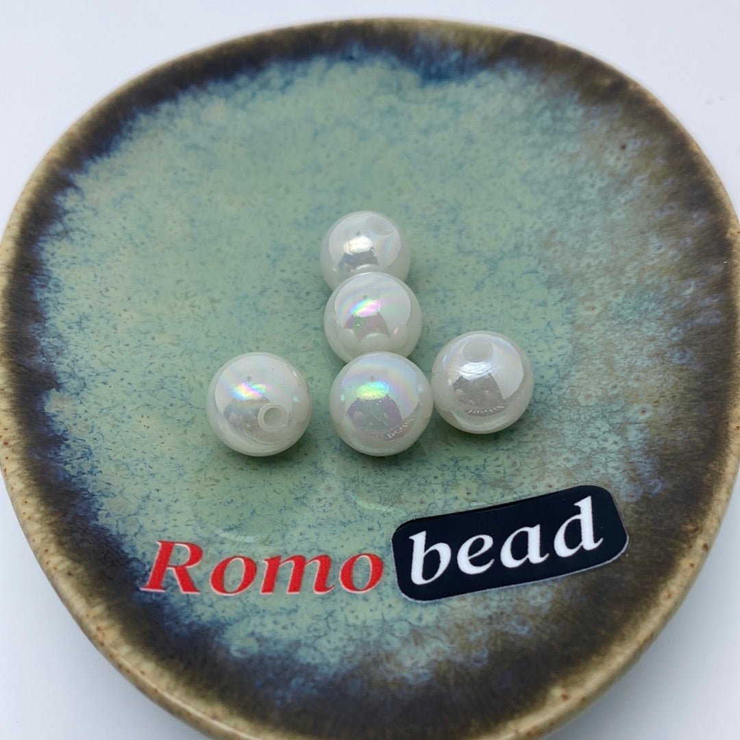 44. 12mm round beads - Romo bead