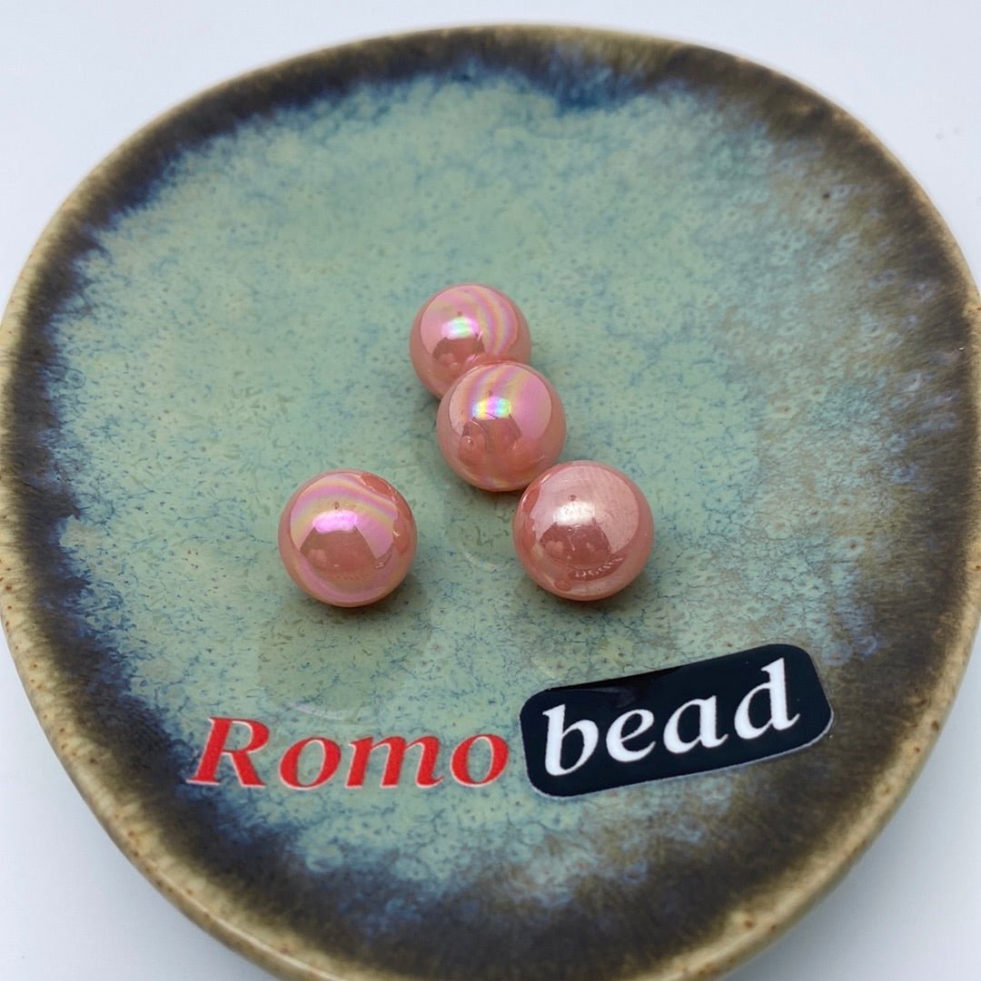 44. 12mm round beads - Romo bead