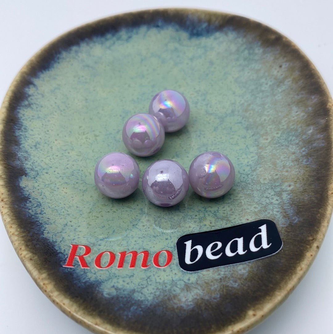 44. 12mm round beads - Romo bead