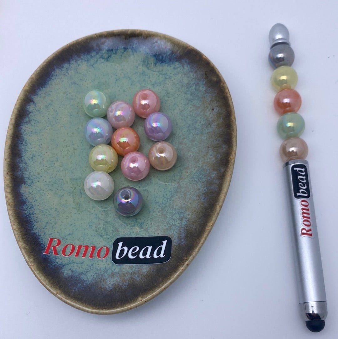 44. 12mm round beads - Romo bead