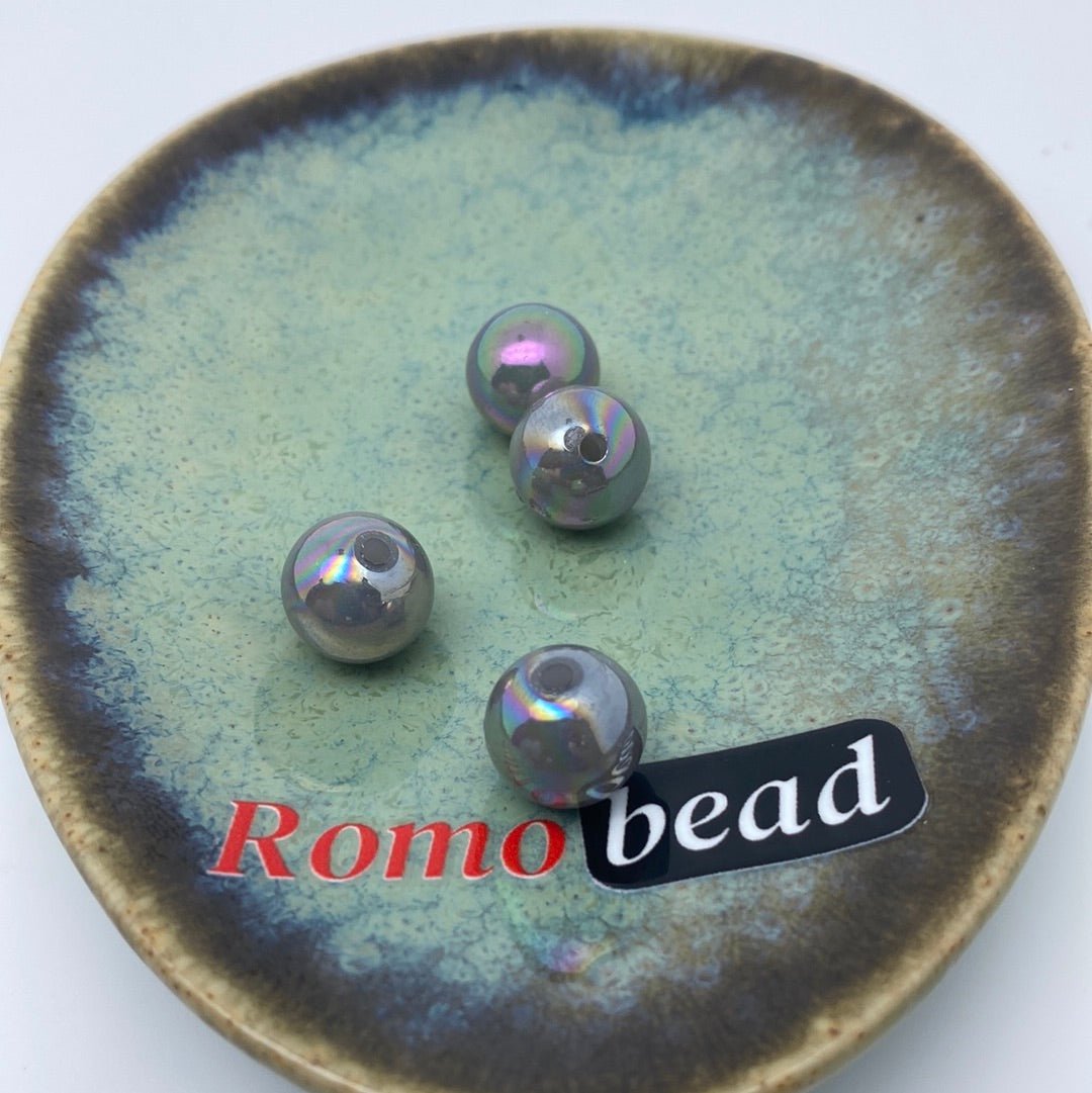 44. 12mm round beads - Romo bead