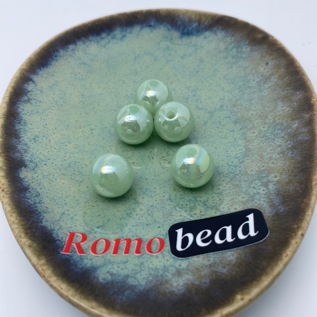 44. 12mm round beads - Romo bead