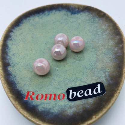 44. 12mm round beads - Romo bead