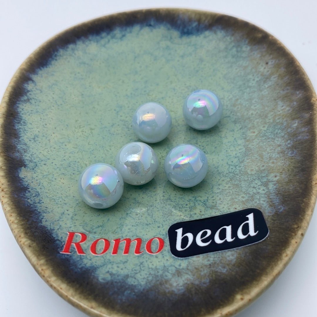 44. 12mm round beads - Romo bead