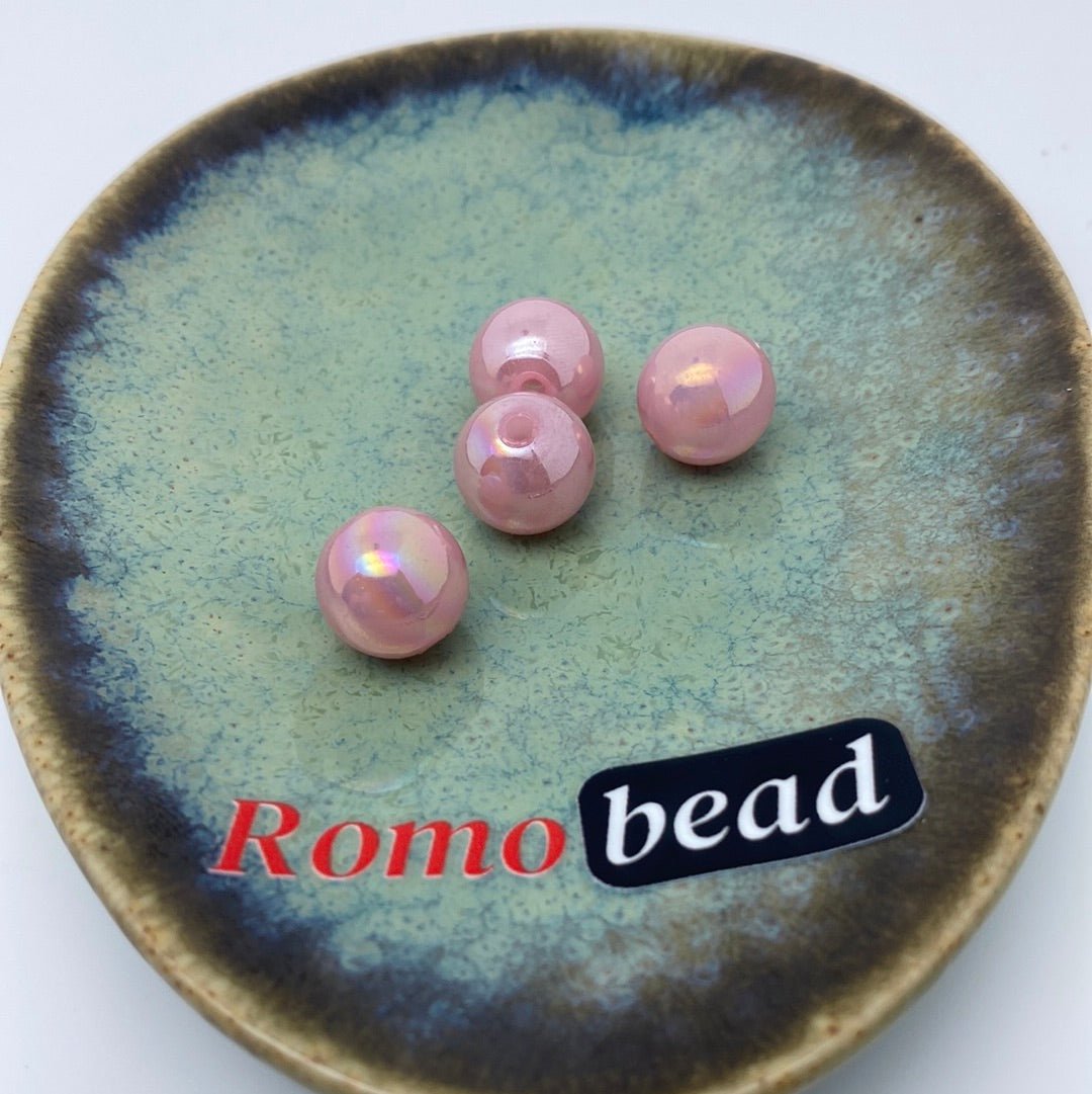 44. 12mm round beads - Romo bead