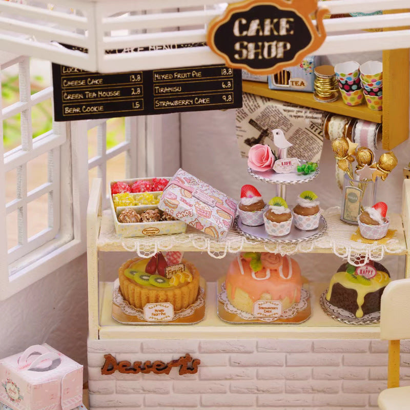 Fun House DIY Cake Diary Cottage Finished Model Kids Gift Boys Day Gifts Girls Creative Architecture