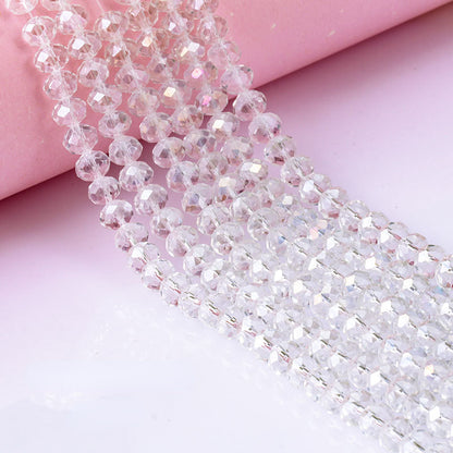 6mm 8mm Flat Bead with Hole in The Middle for Bracelet Necklace Accessories