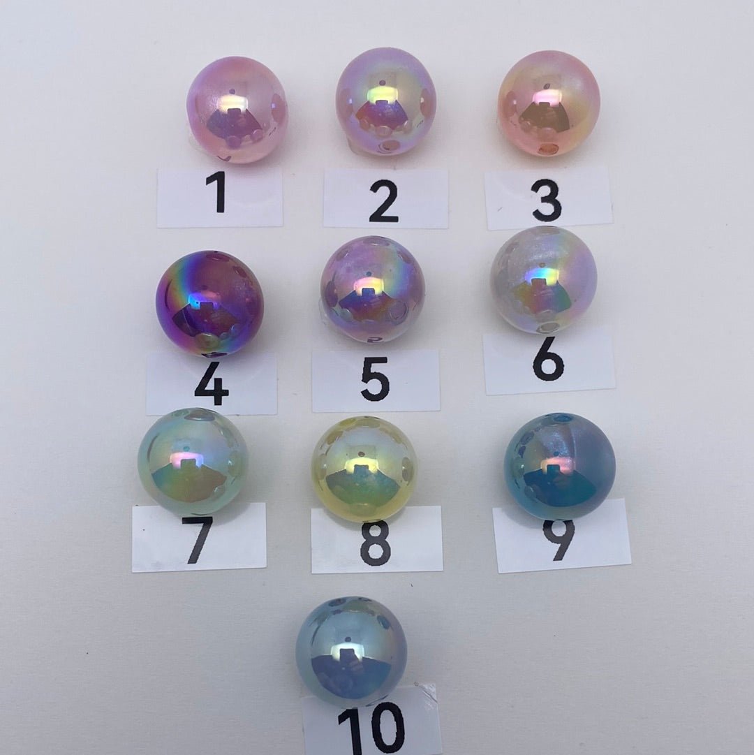 46. Super shiny 16mm UV round beads - Romo bead