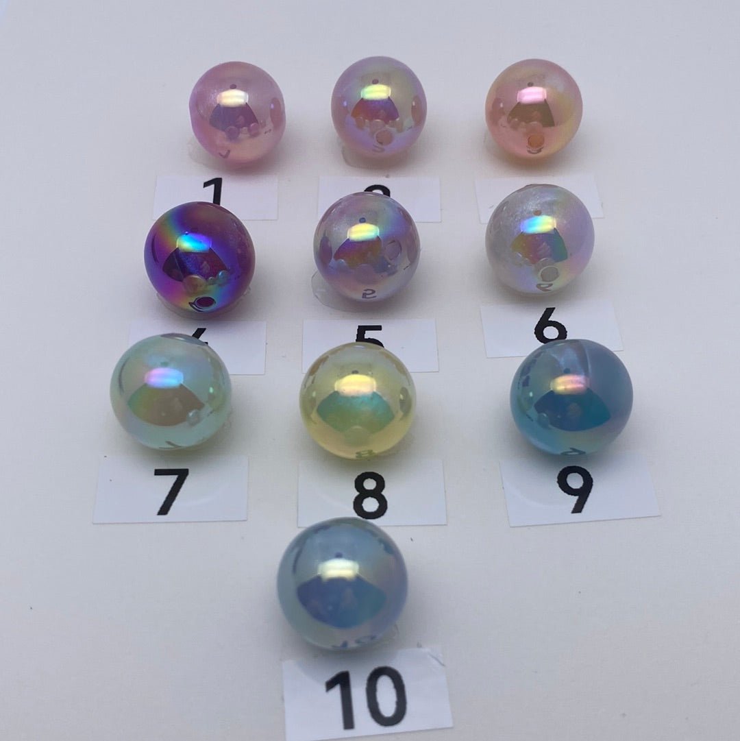 46. Super shiny 16mm UV round beads - Romo bead