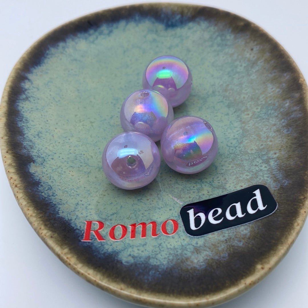 46. Super shiny 16mm UV round beads - Romo bead