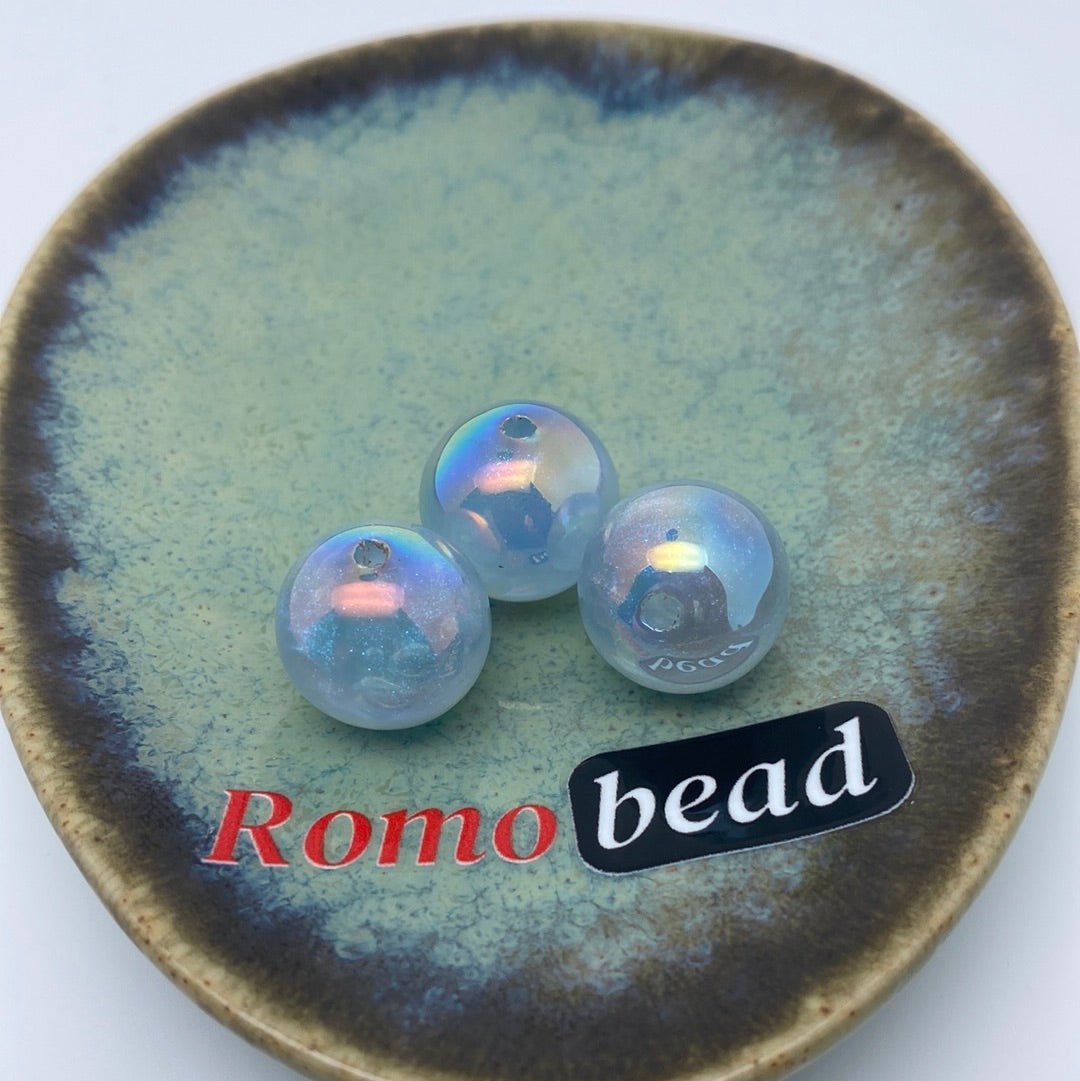 46. Super shiny 16mm UV round beads - Romo bead