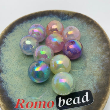 46. Super shiny 16mm UV round beads - Romo bead