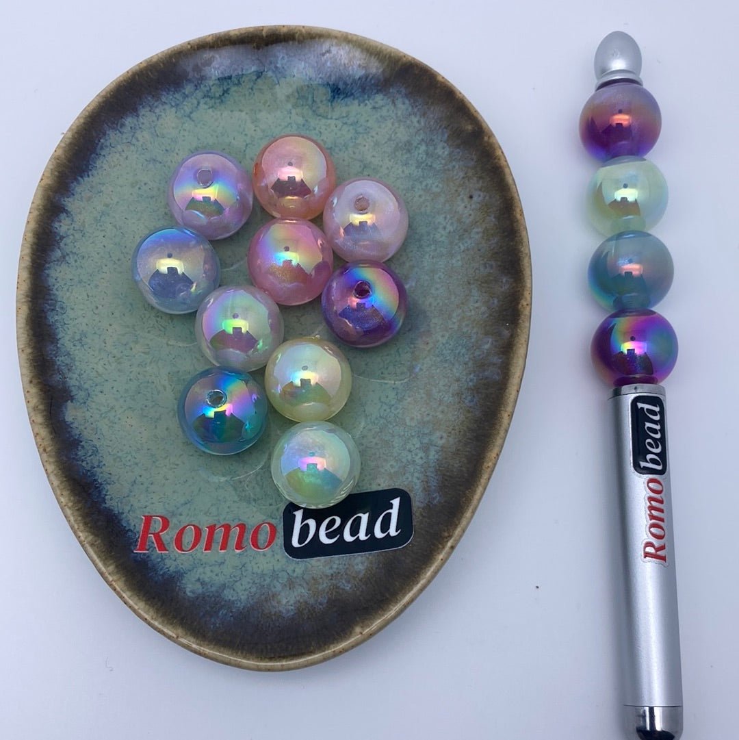 46. Super shiny 16mm UV round beads - Romo bead