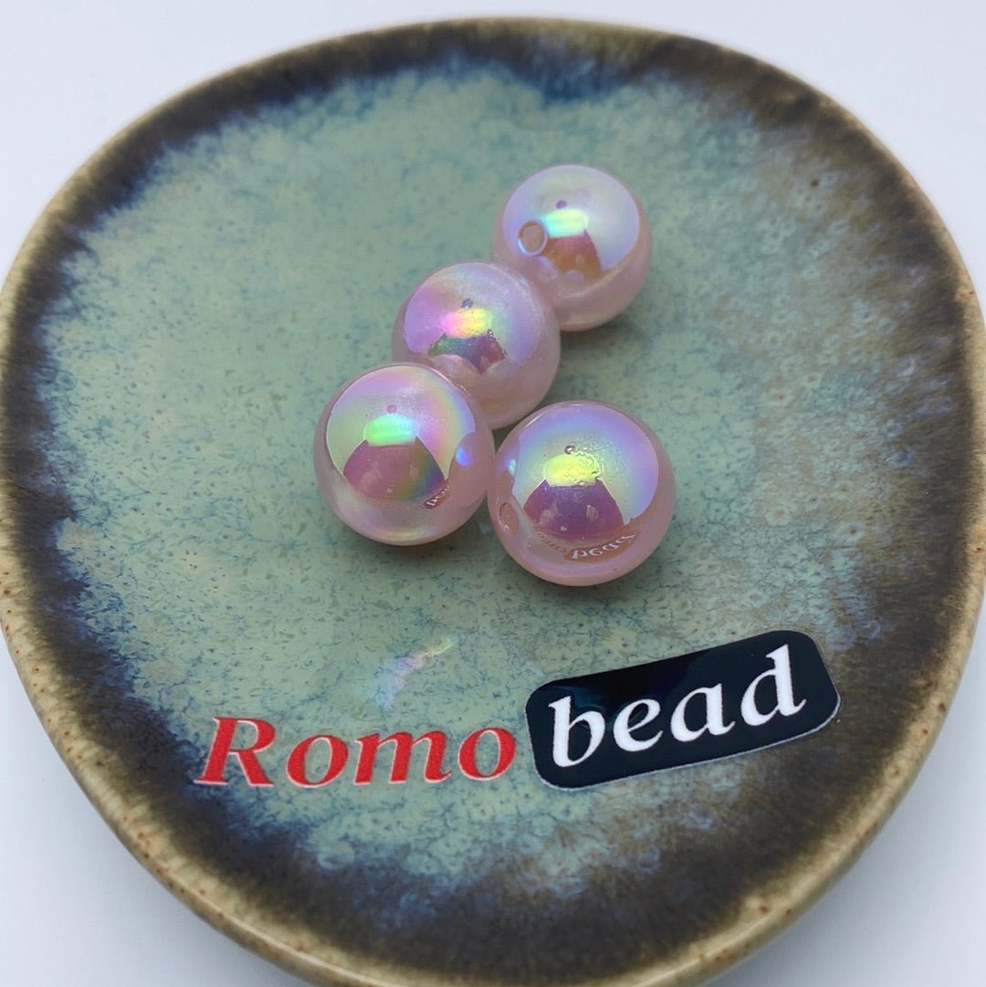 46. Super shiny 16mm UV round beads - Romo bead