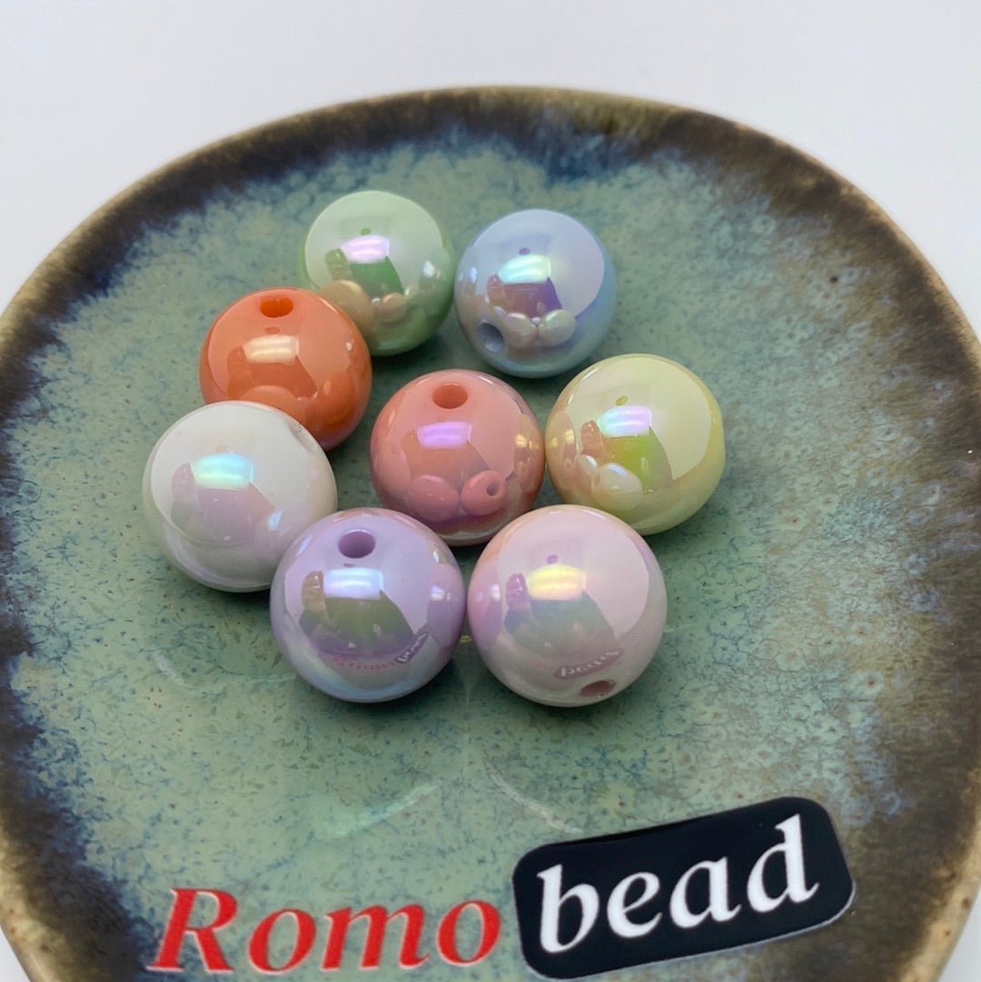 47. 16mm Round UV beads - Romo bead