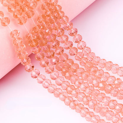 6mm 8mm Flat Bead with Hole in The Middle for Bracelet Necklace Accessories