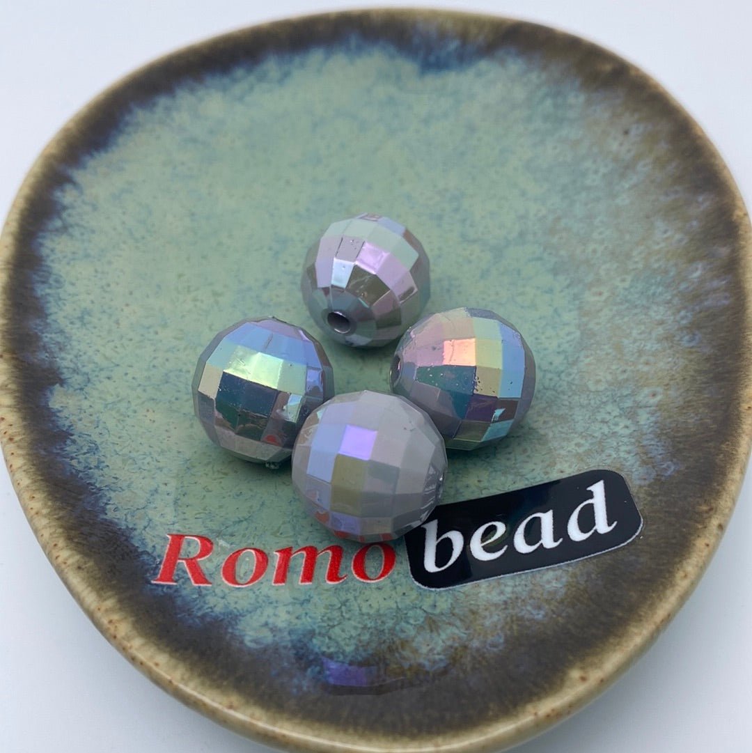 51. UV disco 16mm beads - Romo bead