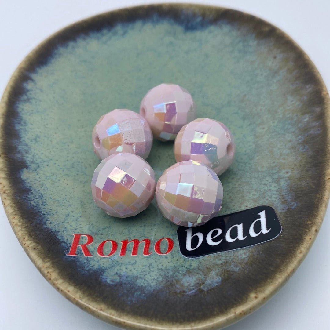 51. UV disco 16mm beads - Romo bead