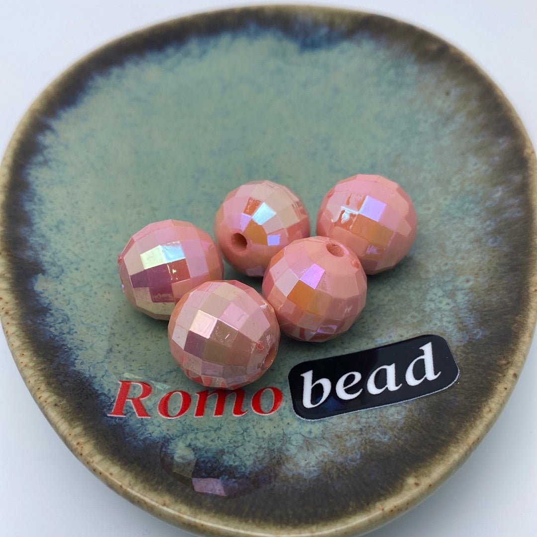 51. UV disco 16mm beads - Romo bead