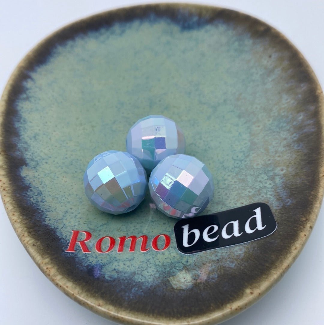 51. UV disco 16mm beads - Romo bead