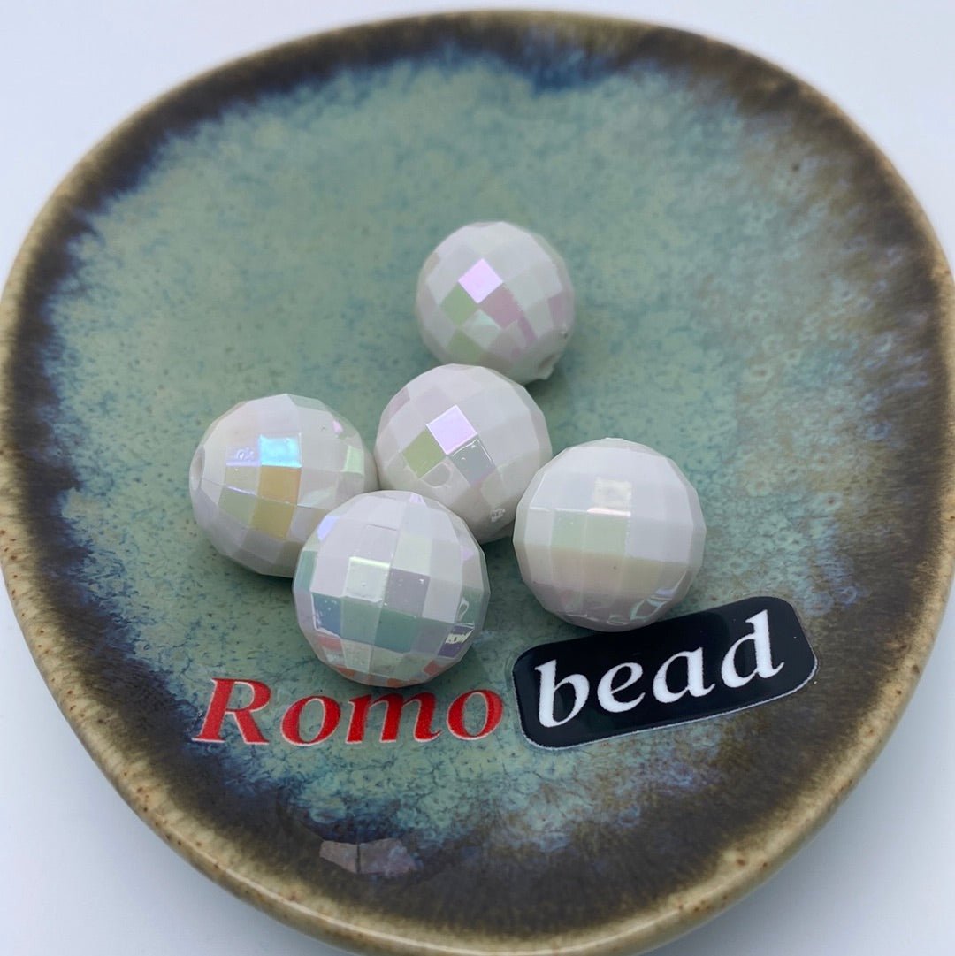 51. UV disco 16mm beads - Romo bead