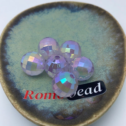 52. Shiny UV disco 16mm beads - Romo bead